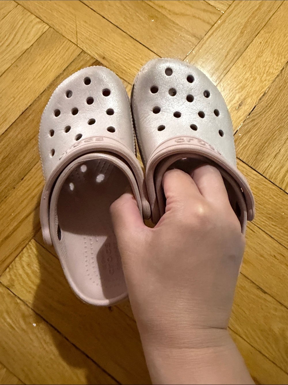 CROCS Kids' Light Blush Clog - Slip-On Sandals